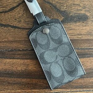 Coach Luggage Tag
